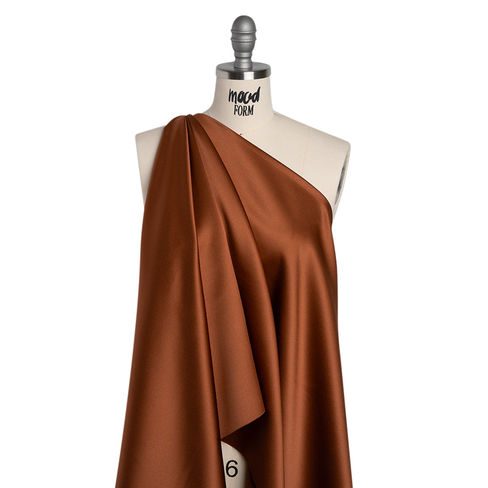 Polyester Satin - Spiced Cider - Reverie Collection - Drape Polyester Satin - Spiced Cider - Reverie Collection - Drape