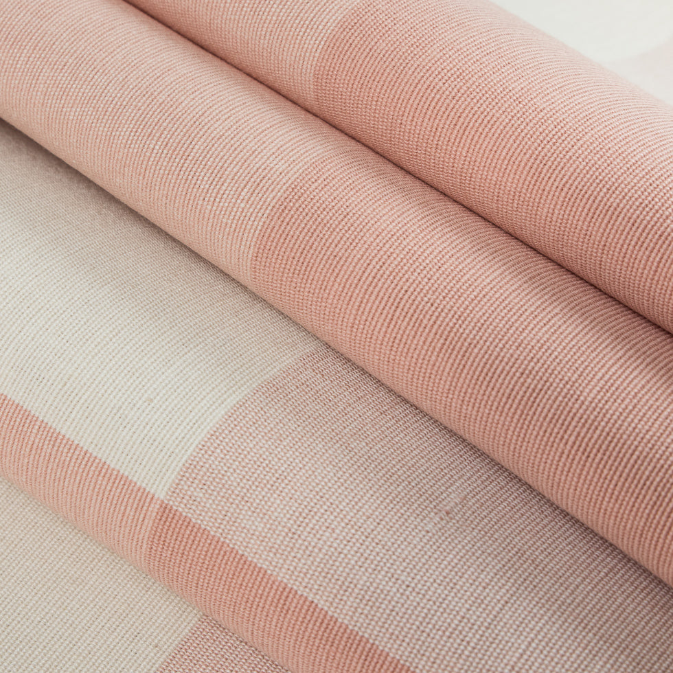 Blush Buffalo Checked Cotton Woven Folded Blush Buffalo Checked Cotton Woven Folded