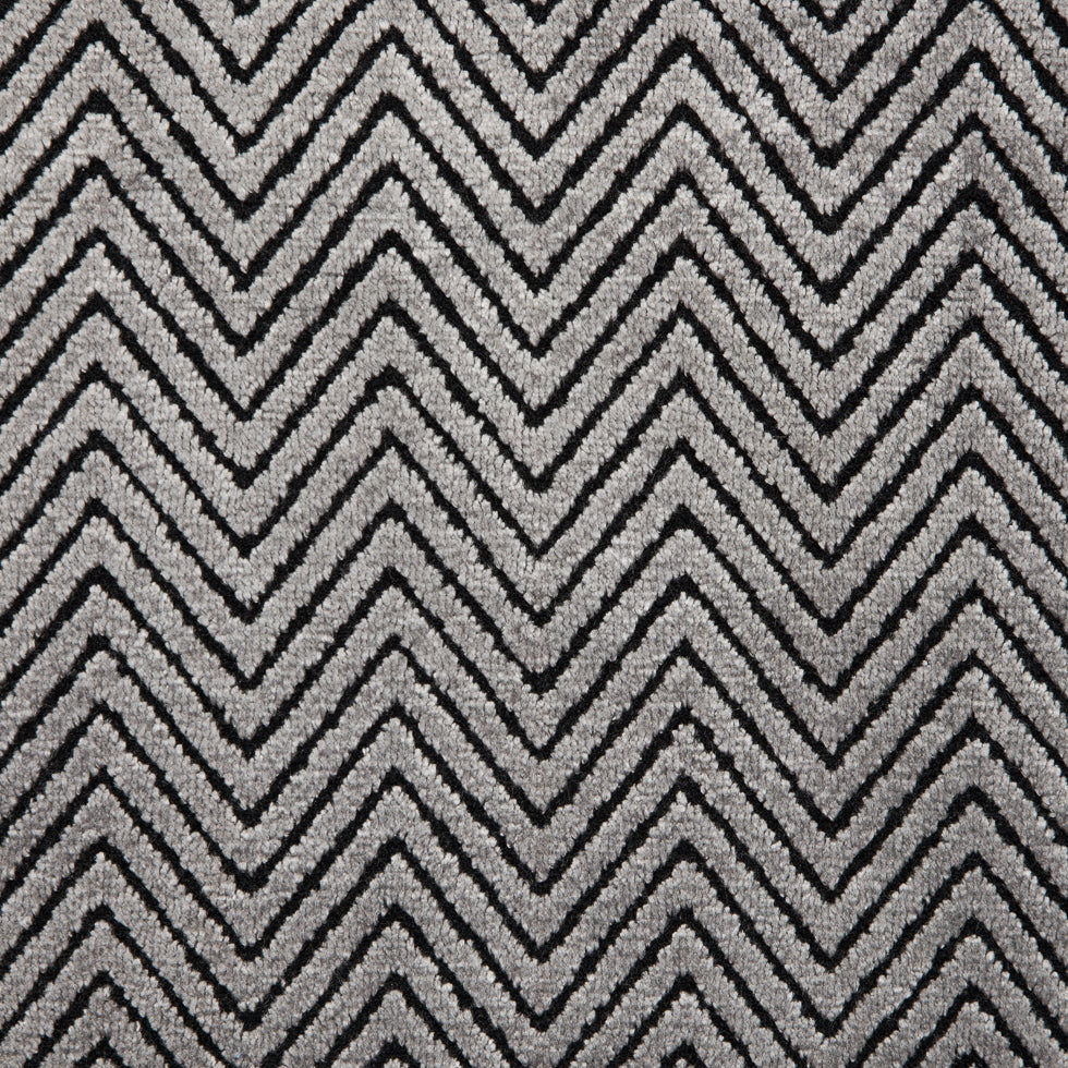 Gray Chevron Polyester Chenille Gray Chevron Polyester Chenille
