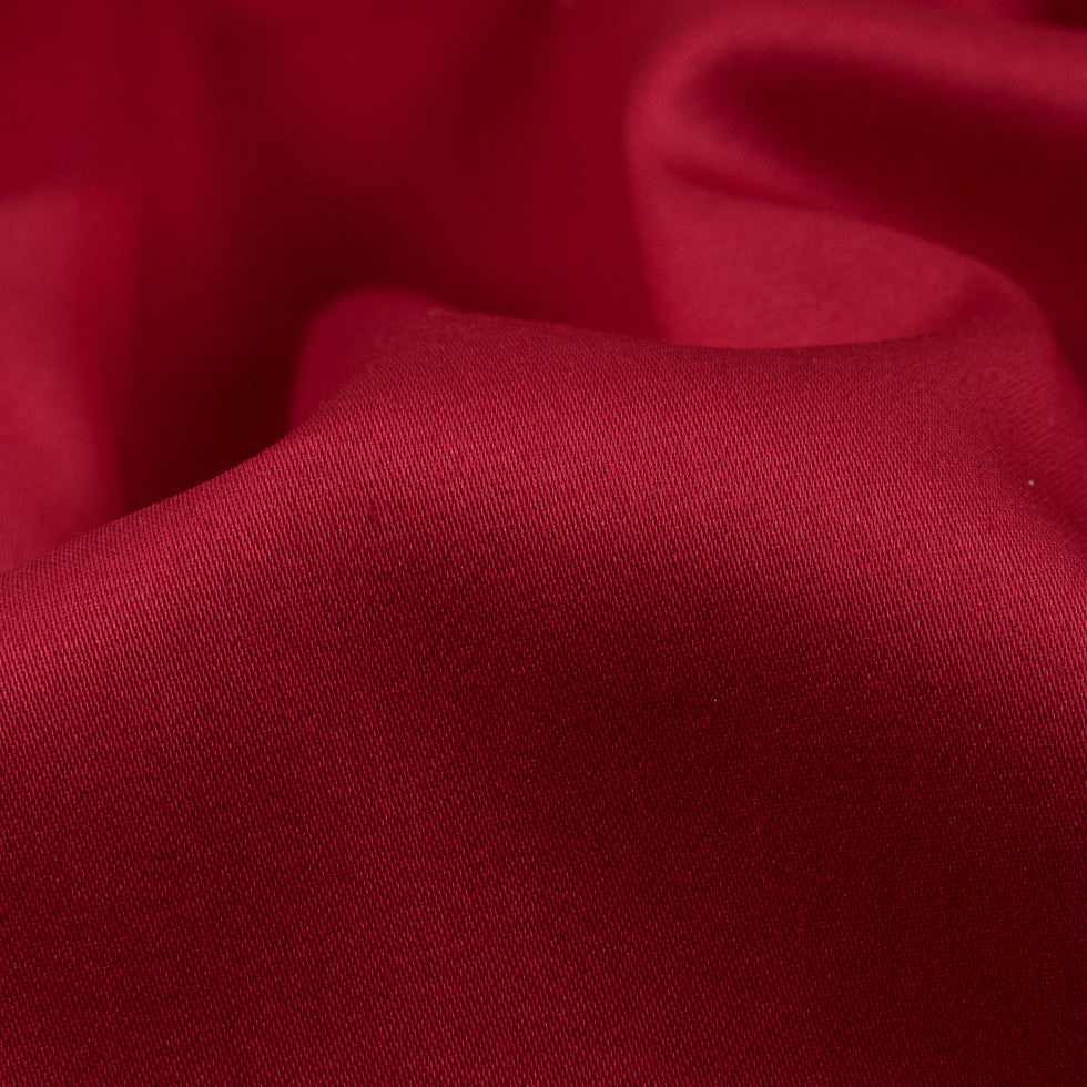 Egyptian Cotton Shirting - Bright Red - Giza Collection Egyptian Cotton Shirting - Bright Red - Giza Collection