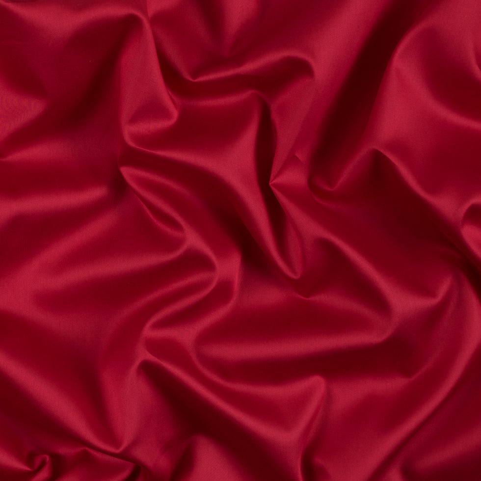 Egyptian Cotton Shirting - Bright Red - Giza Collection Egyptian Cotton Shirting - Bright Red - Giza Collection