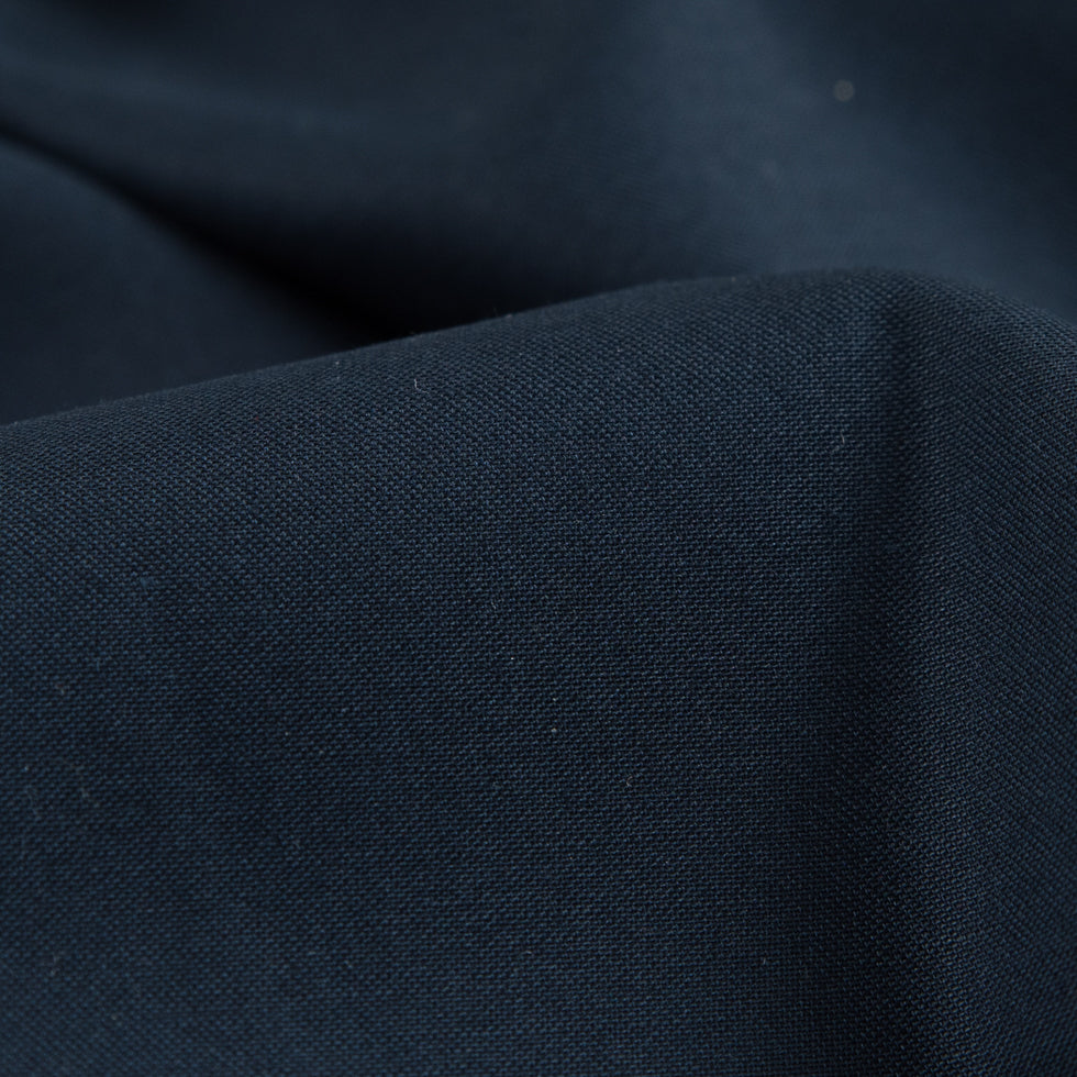 Egyptian Cotton Shirting - Midnight Navy - Giza Collection Egyptian Cotton Shirting - Midnight Navy - Giza Collection