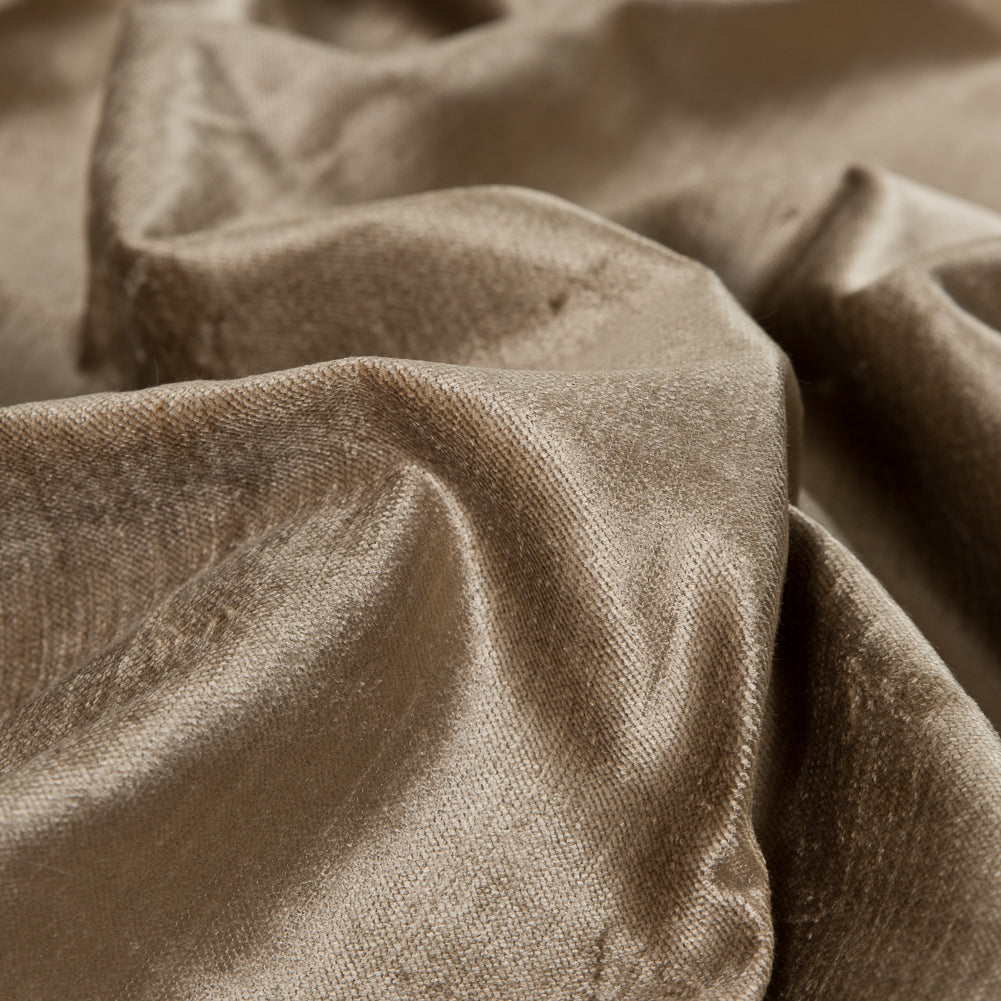 Warm Sand Cotton and Rayon Velveteen - Detail Warm Sand Cotton and Rayon Velveteen - Detail