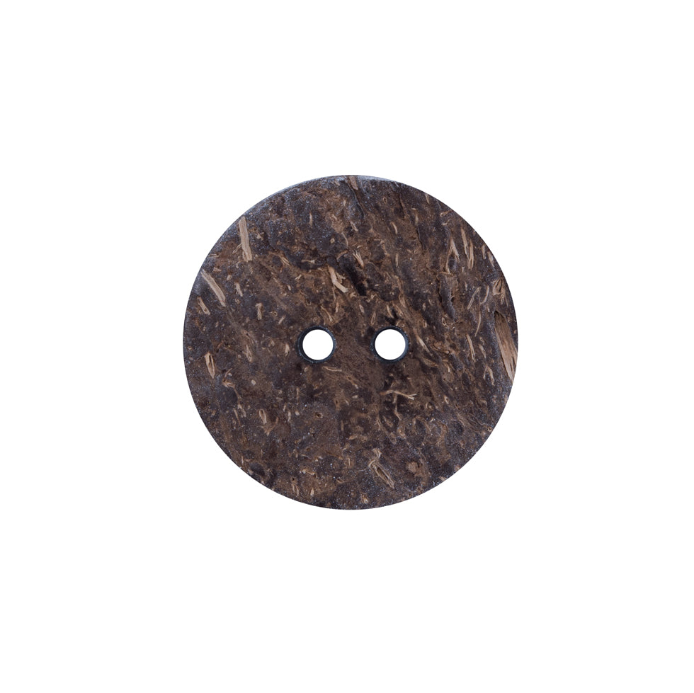 Italian Pebble Printed Coconut Button - 32L/20mm Detail Italian Pebble Printed Coconut Button - 32L/20mm Detail