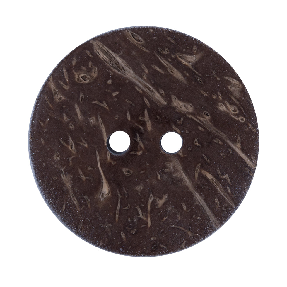 Italian Geometric Printed Coconut Button - 48L/30mm - Detail Italian Geometric Printed Coconut Button - 48L/30mm - Detail