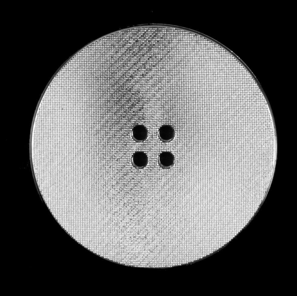 Italian Silver Plated Button - 54L/34mm Italian Silver Plated Button - 54L/34mm