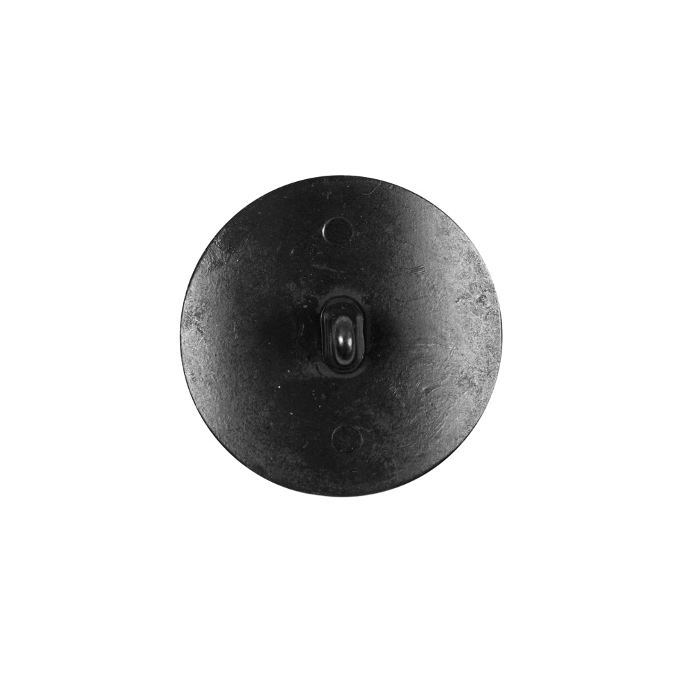 Black Italian Crest Zamac Button - 32L/20mm - Detail Black Italian Crest Zamac Button - 32L/20mm - Detail