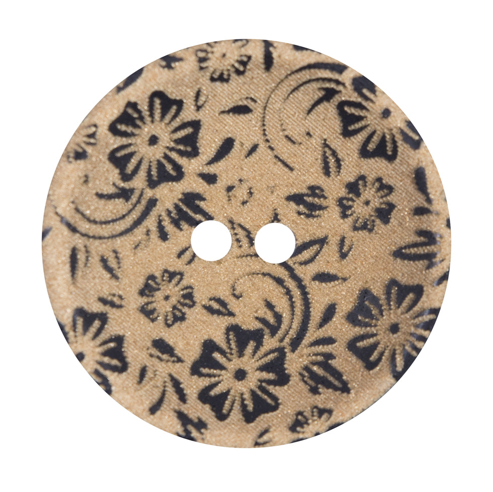 Italian Metallic Gold Lasered Button - 54L/34mm Italian Metallic Gold Lasered Button - 54L/34mm