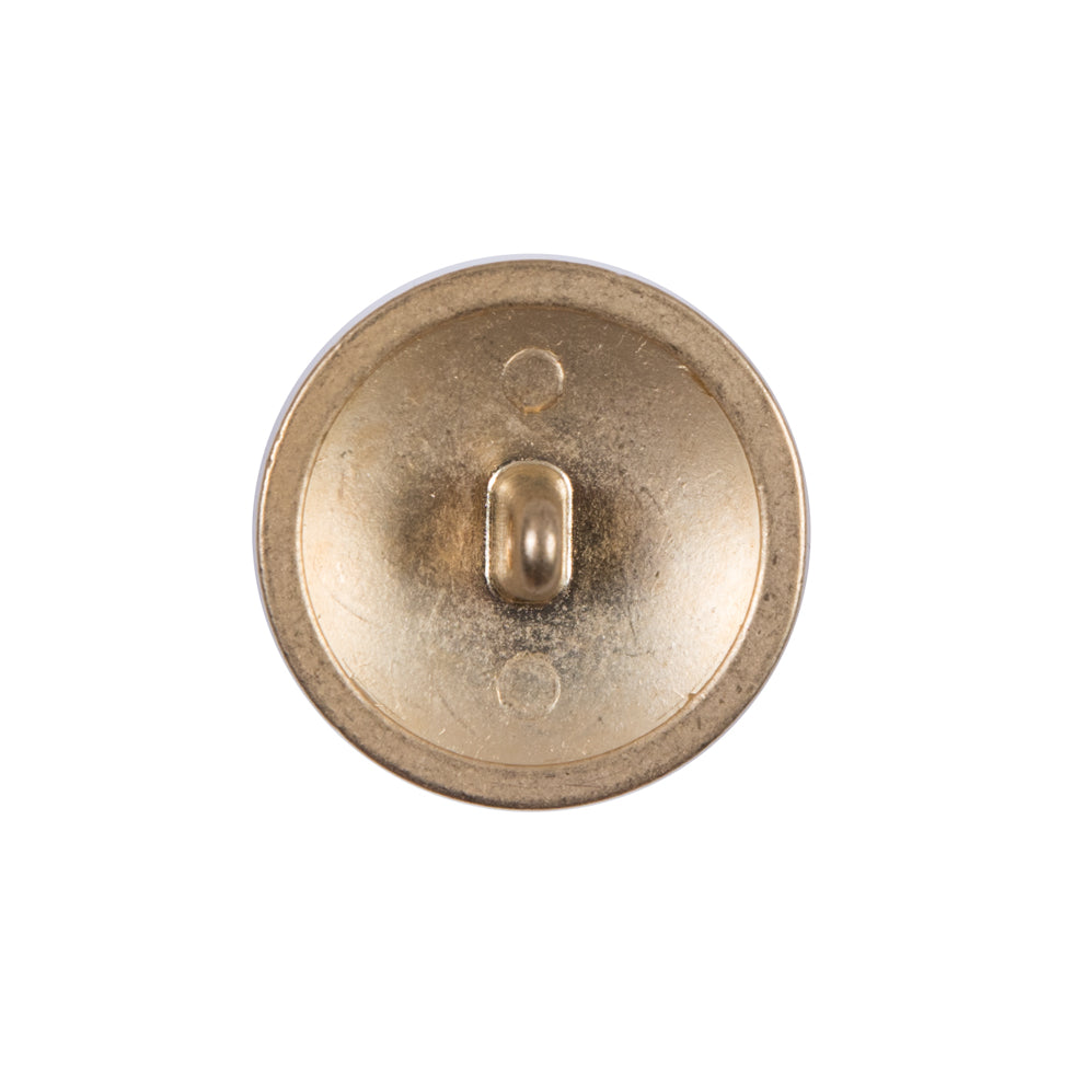 Italian Gold Zamac Button - 36L/23mm - Detail Italian Gold Zamac Button - 36L/23mm - Detail