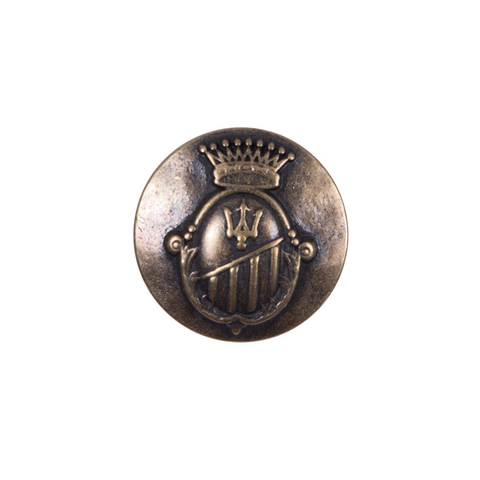 Italian Copper Zamac Button - 32L/20mm Italian Copper Zamac Button - 32L/20mm