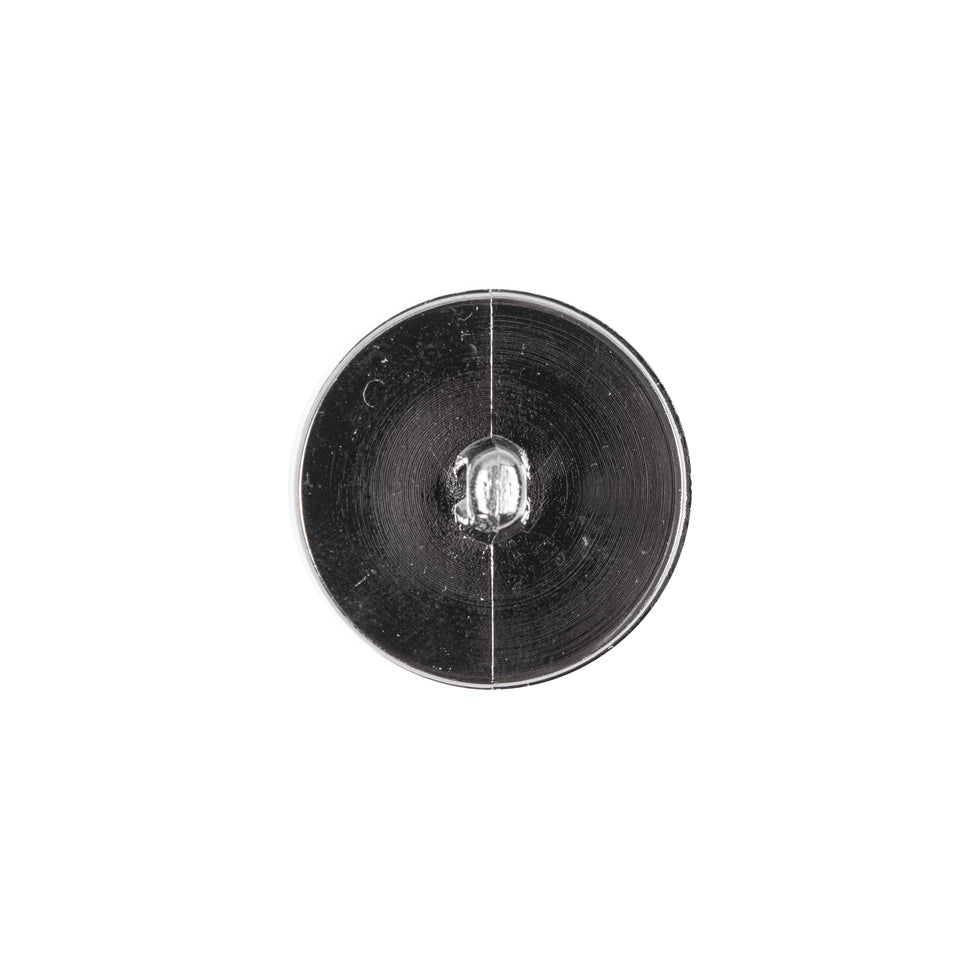 Italian Silver Plated Shank-Back Button - 24L/15mm Detail Italian Silver Plated Shank-Back Button - 24L/15mm Detail