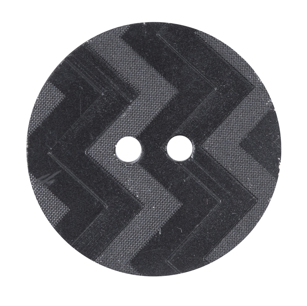 Italian Black and Gold Mirrored Button - 54L/34mm Detail Italian Black and Gold Mirrored Button - 54L/34mm Detail