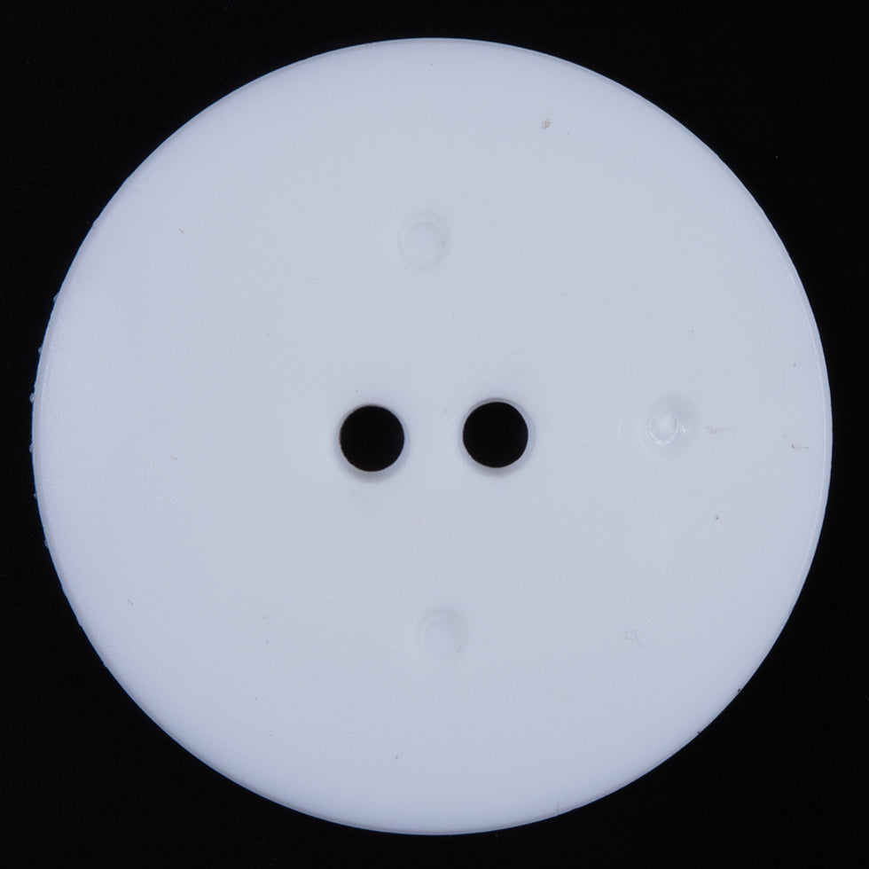 Italian White Textural Plastic Button - 64L/40.5mm Detail Italian White Textural Plastic Button - 64L/40.5mm Detail