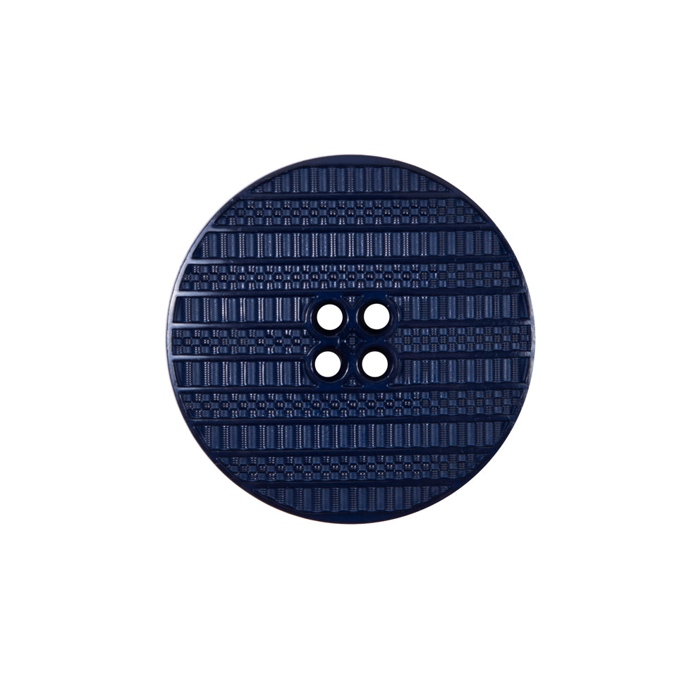 Italian Navy Textural Plastic Button - 36L/23mm Italian Navy Textural Plastic Button - 36L/23mm