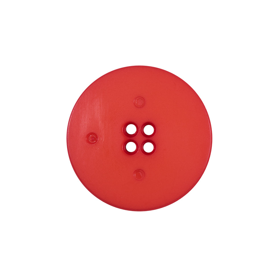 Plastic 4-Hole Button Made in Italy - 36L/23mm - Red Woven Texture Stripes Embossed Detail Plastic 4-Hole Button Made in Italy - 36L/23mm - Red Woven Texture Stripes Embossed Detail