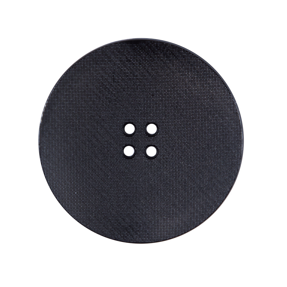 Italian Black Plated Button - 44L/28mm Italian Black Plated Button - 44L/28mm