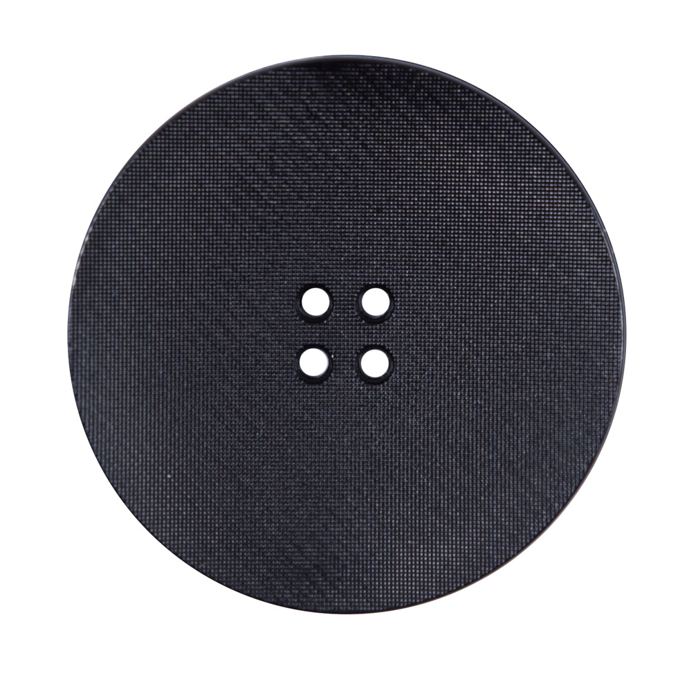 Italian Black Plated Button - 54L/34mm Italian Black Plated Button - 54L/34mm