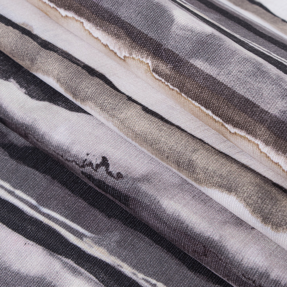 Smoke Watercolor Print on a Polyester Woven - Folded Smoke Watercolor Print on a Polyester Woven - Folded