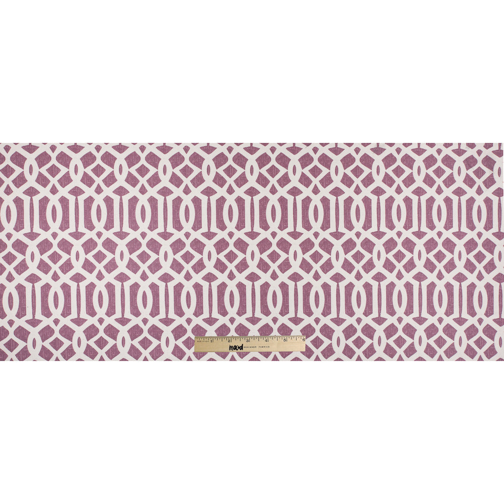 Antique Rose/Yellow Lattice Outdoor Polyester Canvas - Full Antique Rose/Yellow Lattice Outdoor Polyester Canvas - Full