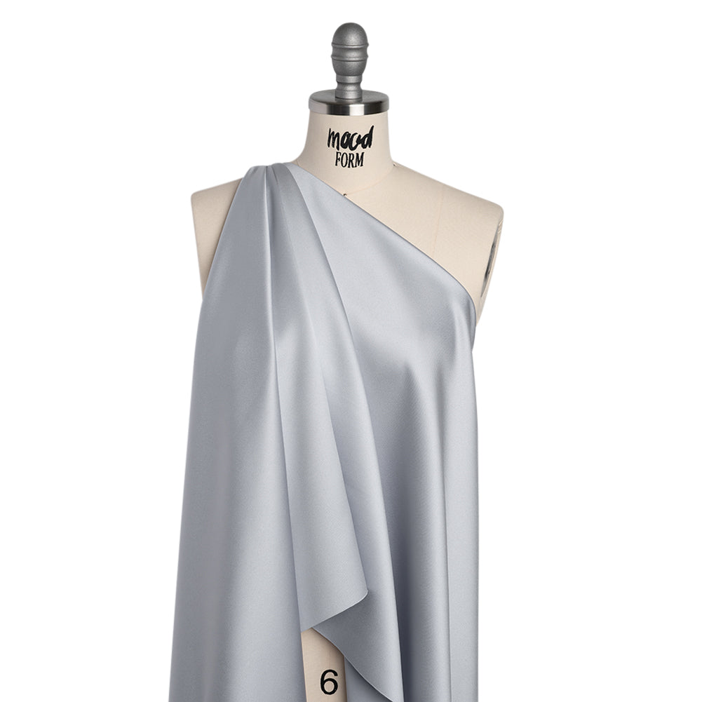 Polyester Satin - Silver Cloud - Reverie Collection Polyester Satin - Silver Cloud - Reverie Collection
