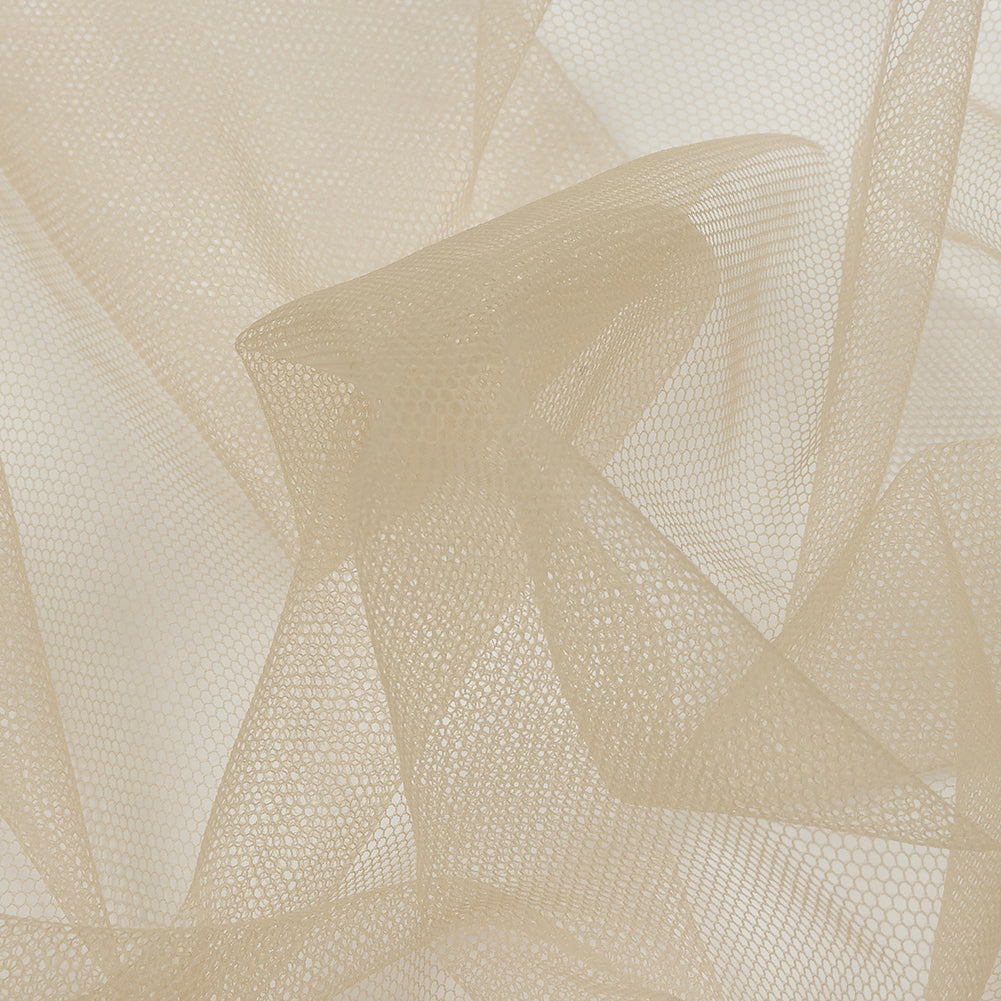 Hazelnut Leonardo Soft Nylon Tulle - Folded Hazelnut Leonardo Soft Nylon Tulle - Folded