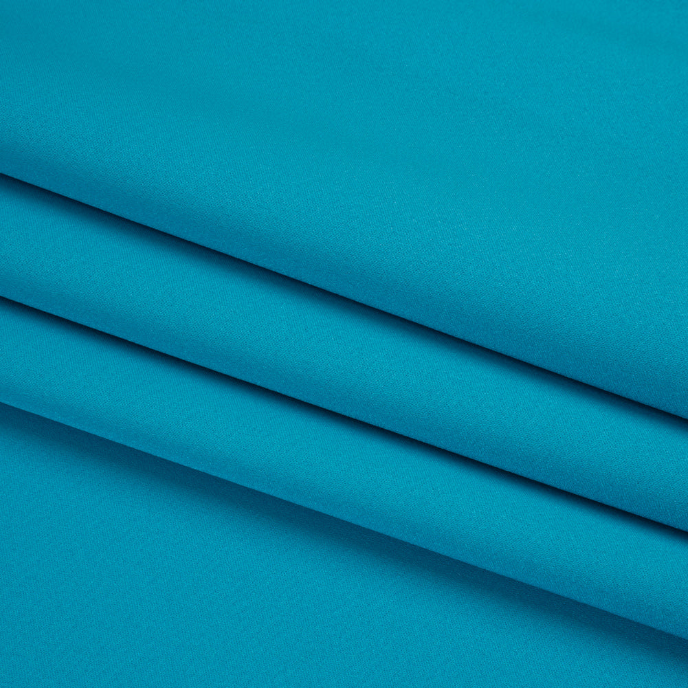 Polyester Satin - Baja Turquoise - Reverie Collection - Folded Polyester Satin - Baja Turquoise - Reverie Collection - Folded