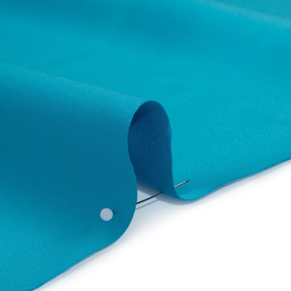 Polyester Satin - Baja Turquoise - Reverie Collection - Detail Polyester Satin - Baja Turquoise - Reverie Collection - Detail