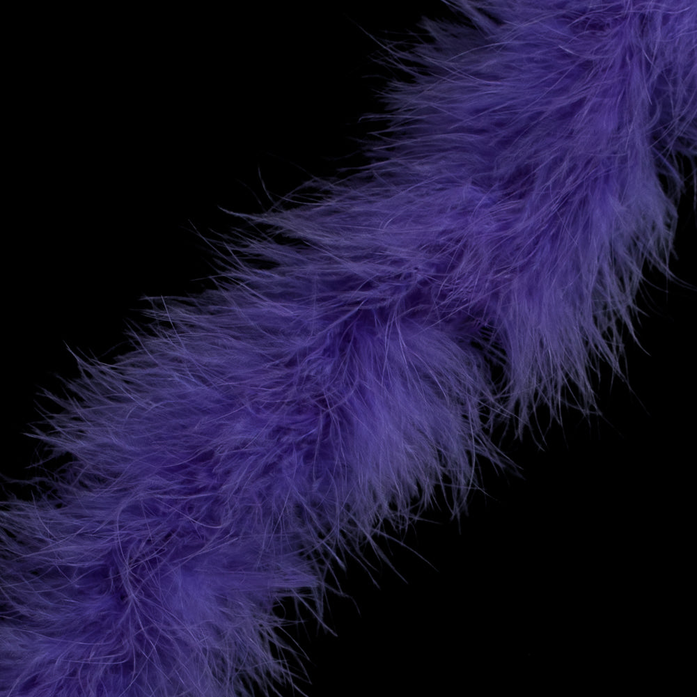 Purple Marabou Feather Scarf - Detail Purple Marabou Feather Scarf - Detail