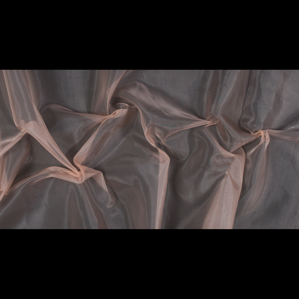 Stiff Polyester Organdy - Blush - Rhiannon Collection Folded Stiff Polyester Organdy - Blush - Rhiannon Collection Folded