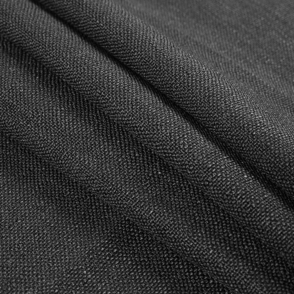 Ebony South Pacific Linen Blend - Folded Ebony South Pacific Linen Blend - Folded
