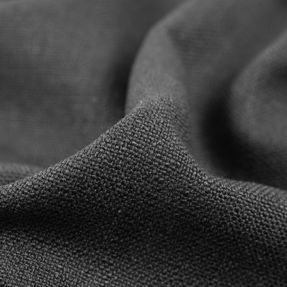 Ebony South Pacific Linen Blend - Detail Ebony South Pacific Linen Blend - Detail