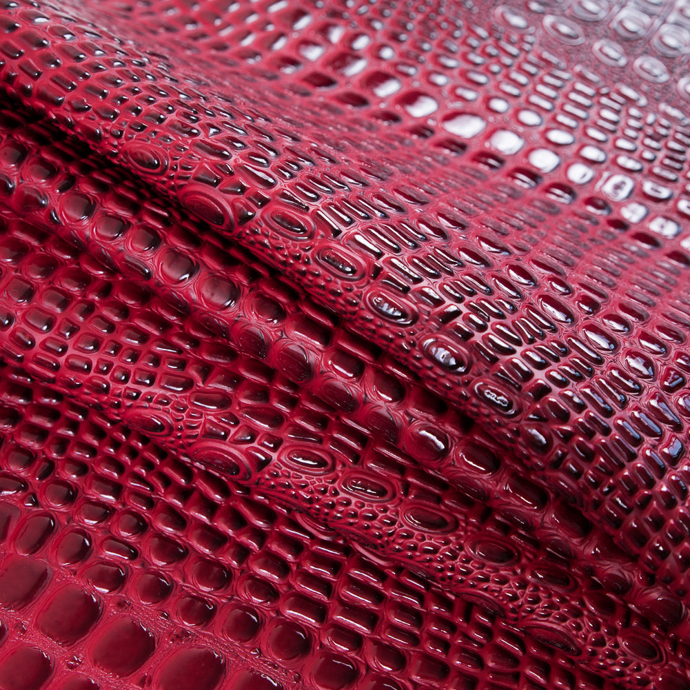 Wine Crocodile Vinyl Folded Wine Crocodile Vinyl Folded