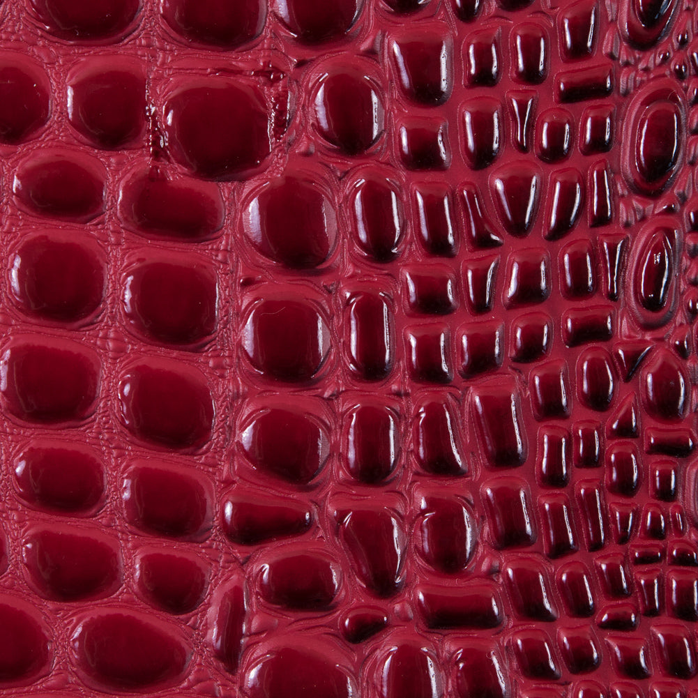 Wine Crocodile Vinyl Detail Wine Crocodile Vinyl Detail