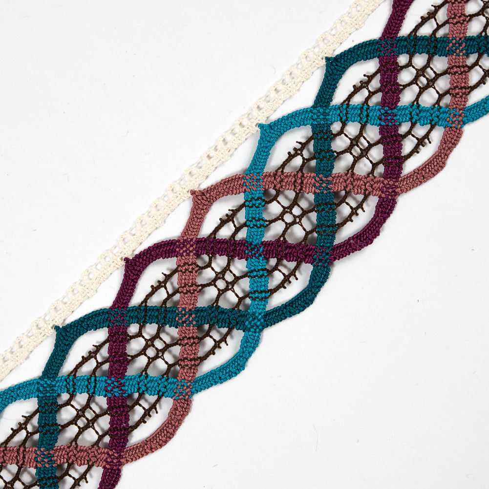Mullticolor Crochet Trim - 1.5" Mullticolor Crochet Trim - 1.5"