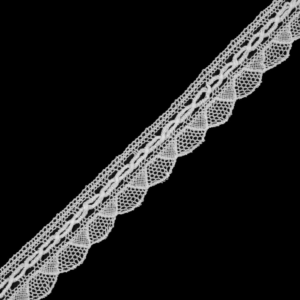 White Crochet Chenille Trim - 1.5" White Crochet Chenille Trim - 1.5"