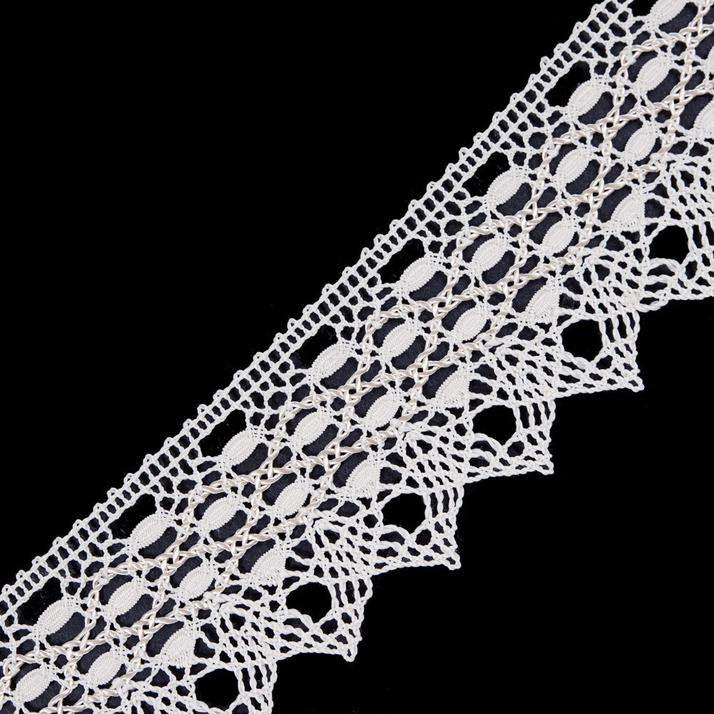 Ivory Crochet Lace Trimming - 2.75 Ivory Crochet Lace Trimming - 2.75
