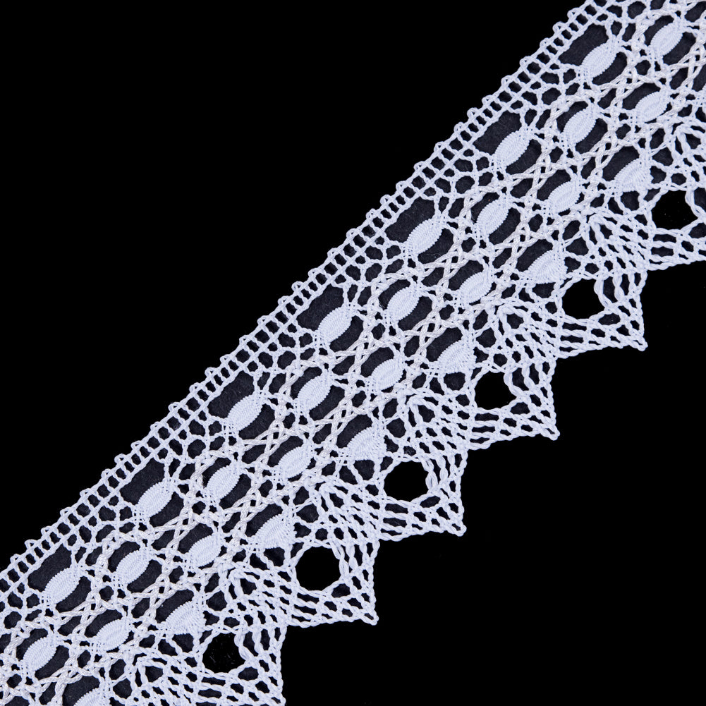White Crochet Lace Trimming - 2.75 White Crochet Lace Trimming - 2.75