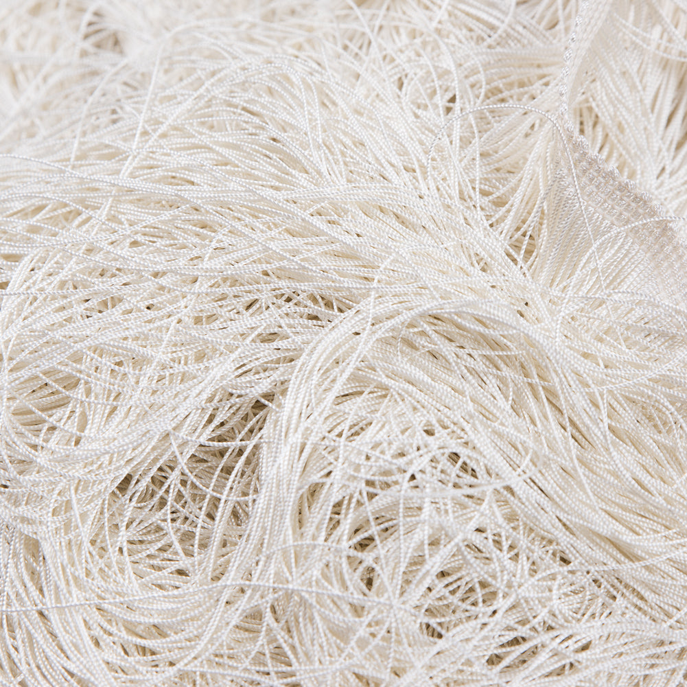 Off-White European Chainette Fringe Trim - 40 - Detail Off-White European Chainette Fringe Trim - 40 - Detail