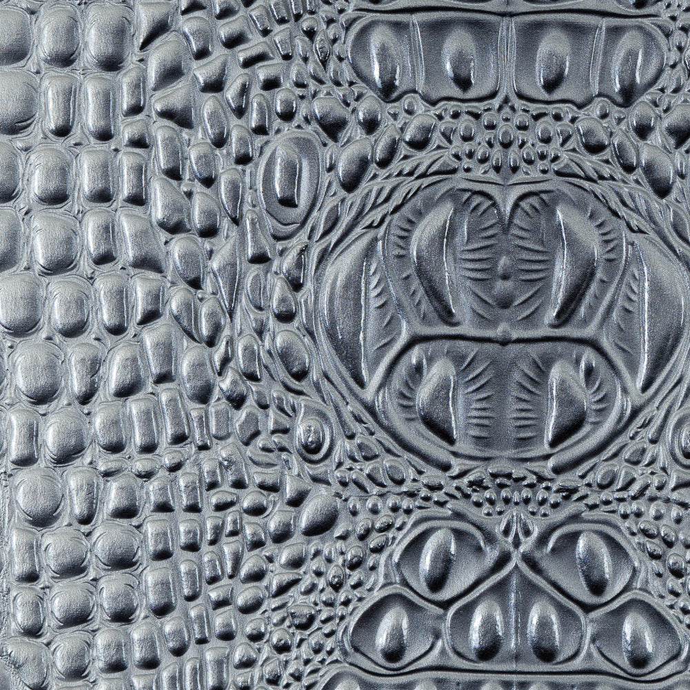 Silver Crocodile Vinyl Detail Silver Crocodile Vinyl Detail