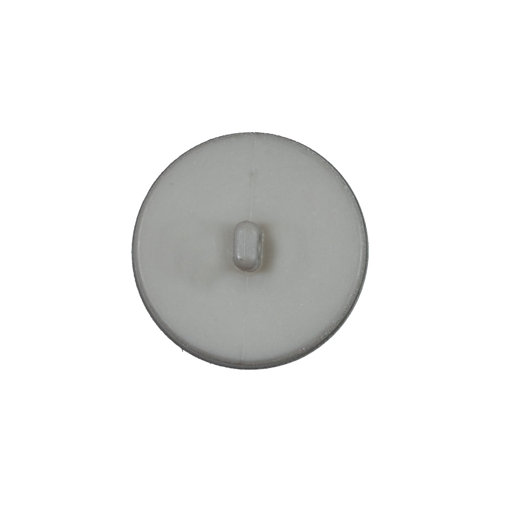 Italian Matte Light Gray Domed Plastic Button - 32L/20mm Detail Italian Matte Light Gray Domed Plastic Button - 32L/20mm Detail