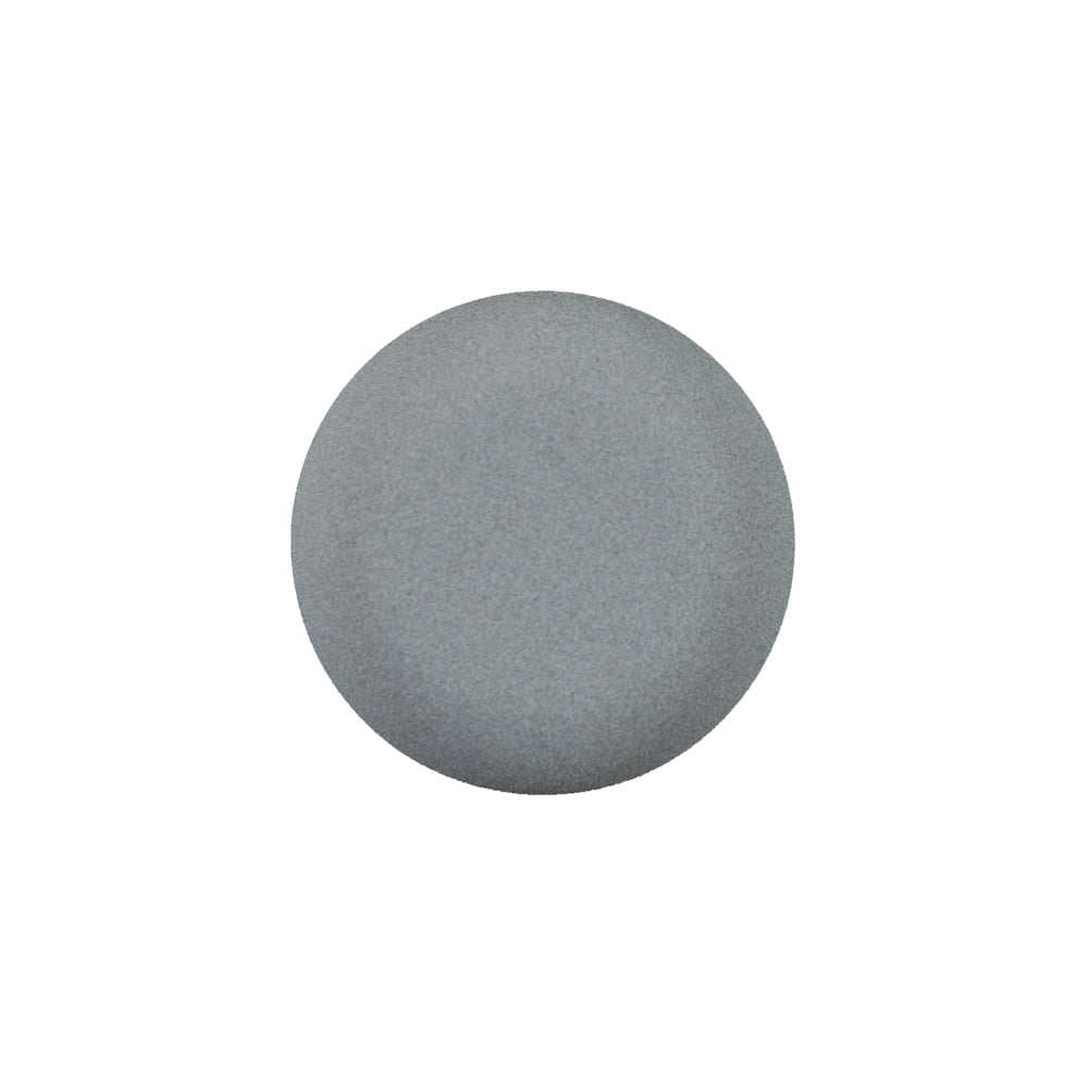 Italian Matte Light Gray Domed Plastic Button - 32L/20mm Italian Matte Light Gray Domed Plastic Button - 32L/20mm