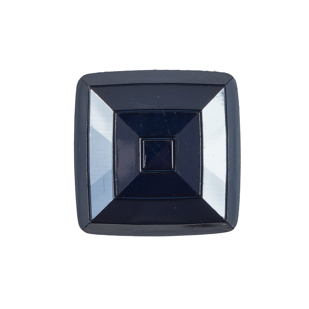 Italian Navy Square Plastic Button - 36L23MM Italian Navy Square Plastic Button - 36L23MM