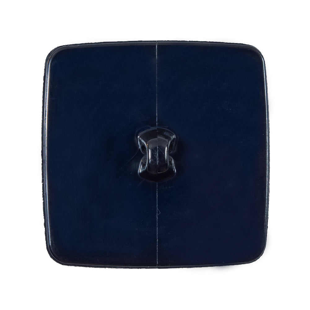 Italian Navy Square Plastic Button - 48L/30MM - Detail Italian Navy Square Plastic Button - 48L/30MM - Detail