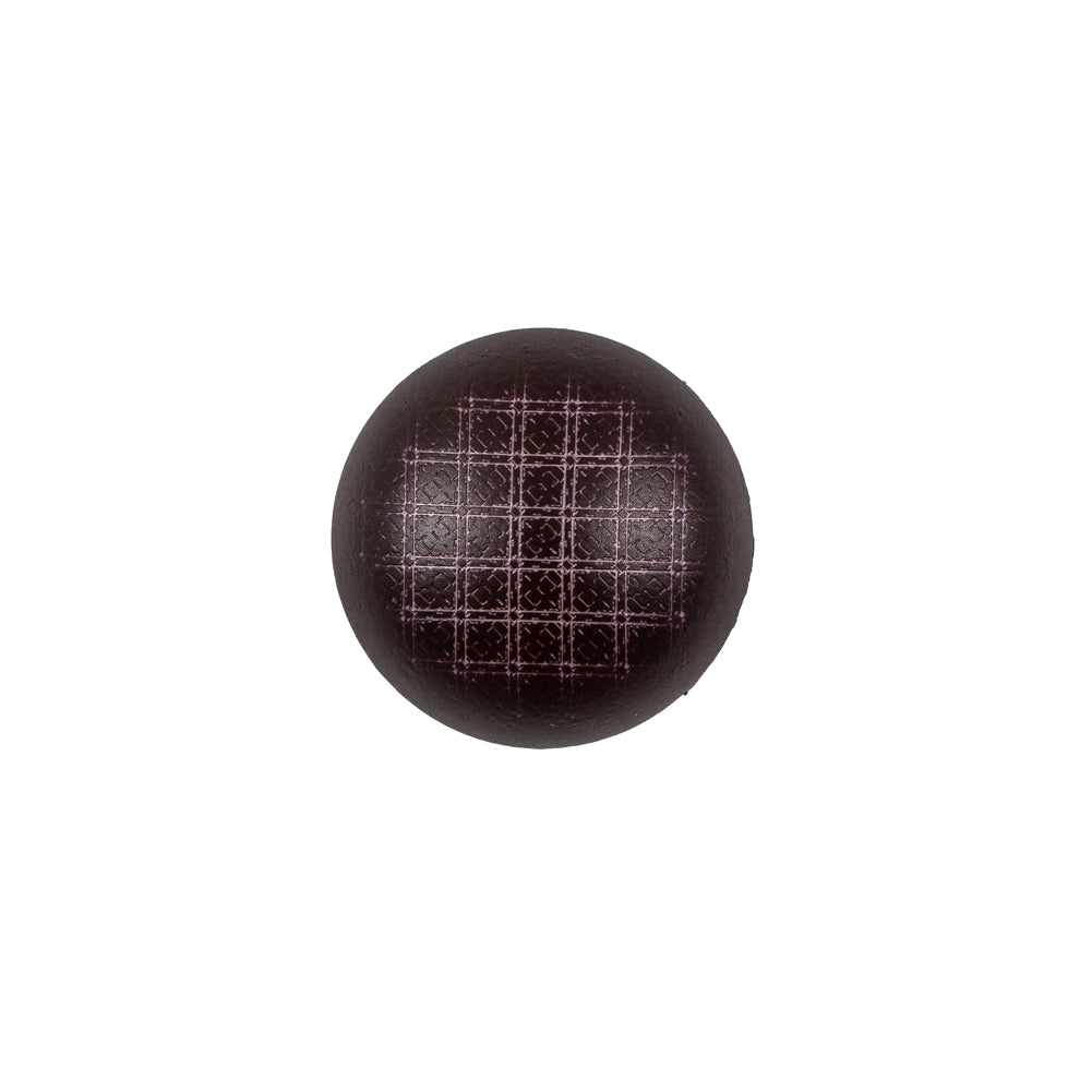 Italian Wine Checkered Plastic Button - 24L/15mm Italian Wine Checkered Plastic Button - 24L/15mm