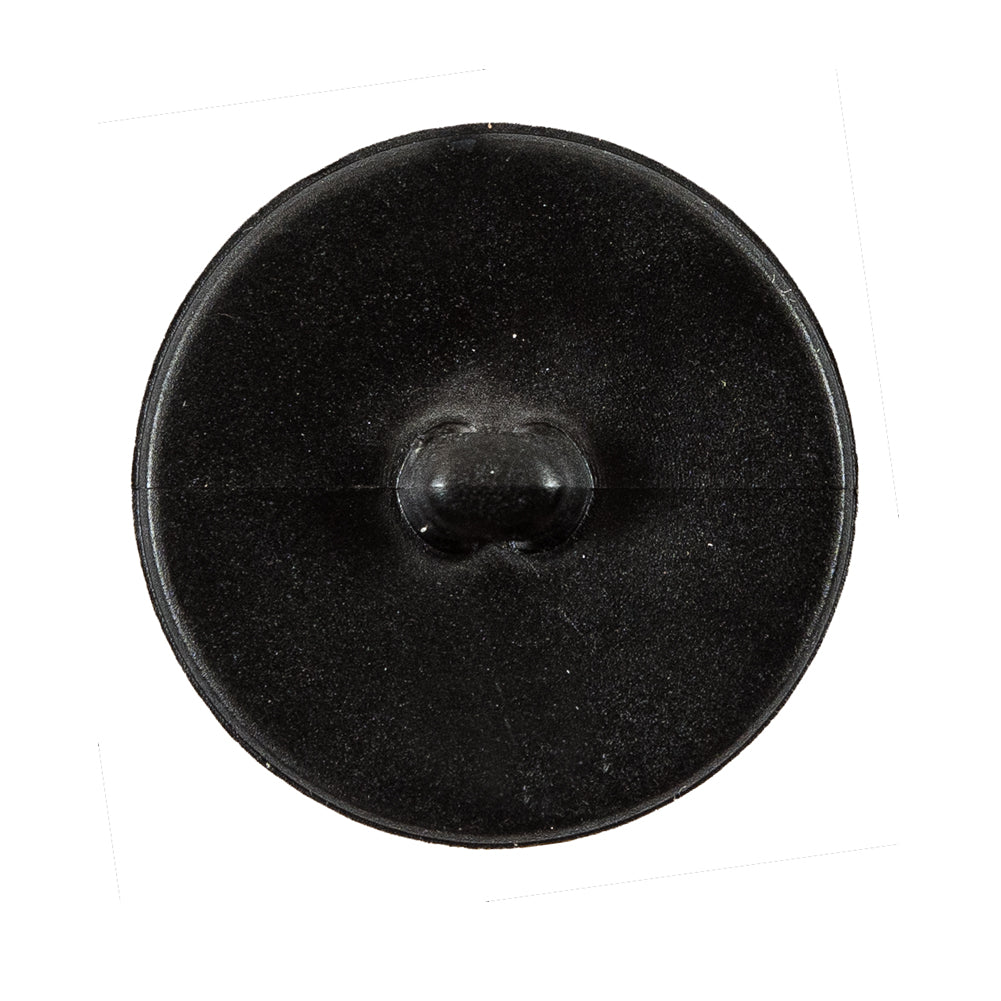 Italian Black Checkered Plastic Button - 44L/28mm - Detail Italian Black Checkered Plastic Button - 44L/28mm - Detail