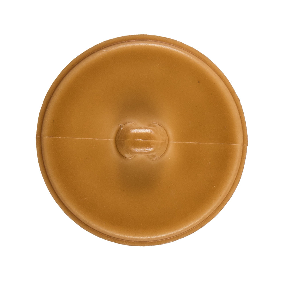 Italian Light Brown Faux Leather Plastic Button - 48L/30mm - Detail Italian Light Brown Faux Leather Plastic Button - 48L/30mm - Detail
