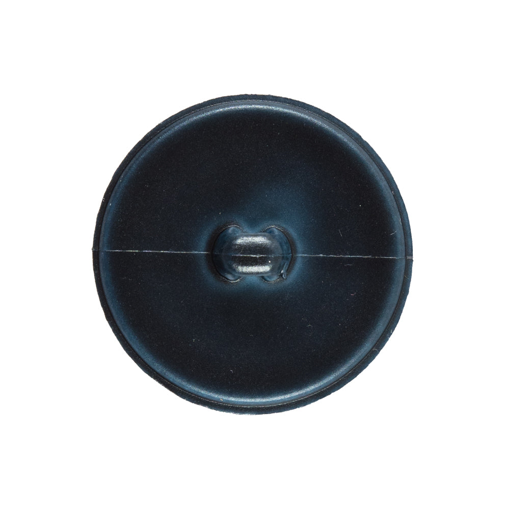 Italian Navy Faux Leather Plastic Button - 40L/25.5mm Detail Italian Navy Faux Leather Plastic Button - 40L/25.5mm Detail