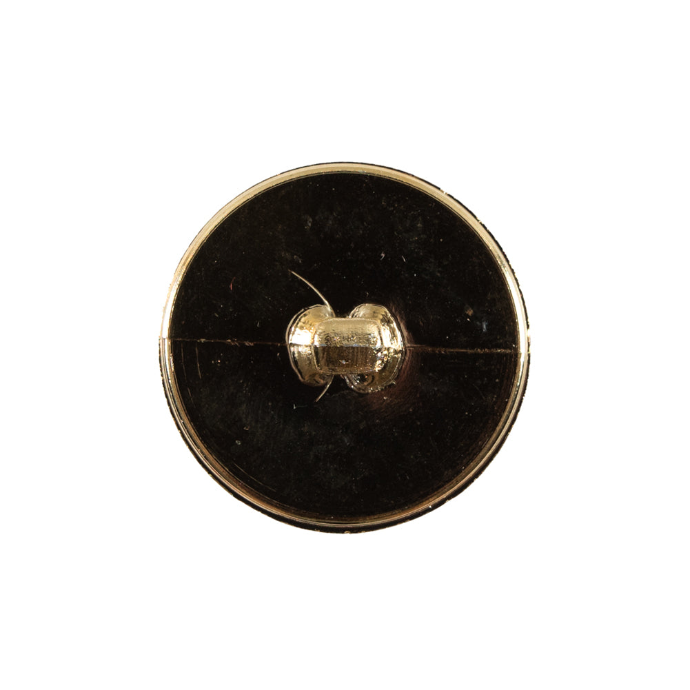 Italian Gold Basketwoven Plastic Button - 36L/23mm - Detail Italian Gold Basketwoven Plastic Button - 36L/23mm - Detail