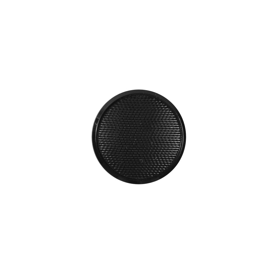 Italian Black Textured Plastic Button - 20L/12mm Italian Black Textured Plastic Button - 20L/12mm