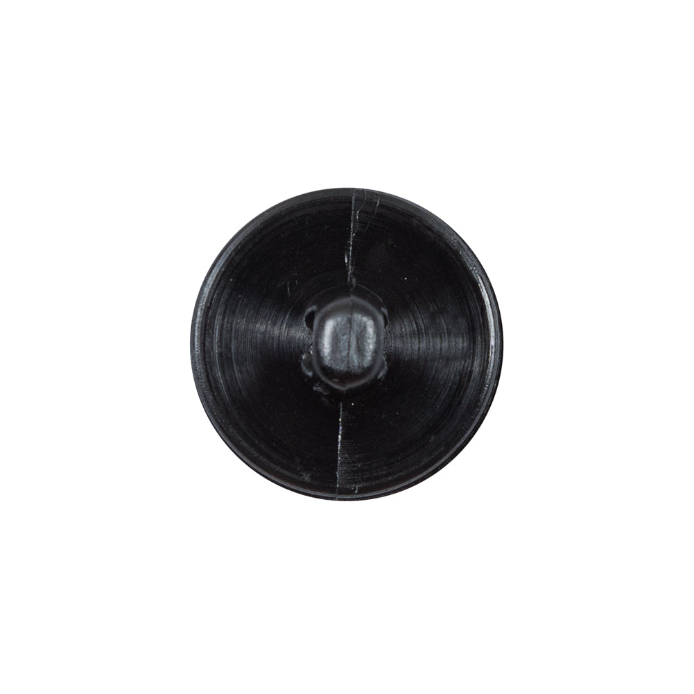 Italian Black Textured Plastic Button - 32L/20mm - Detail Italian Black Textured Plastic Button - 32L/20mm - Detail